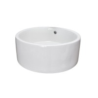 Накладная раковина GID Esfera N9130 42 глянцевая белая, круглая, фаянс