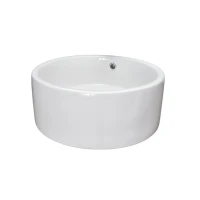 Накладная раковина GID Esfera N9130 42 глянцевая белая, круглая, фаянс