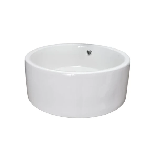 Накладная раковина GID Esfera N9130 42 глянцевая белая, круглая, фаянс