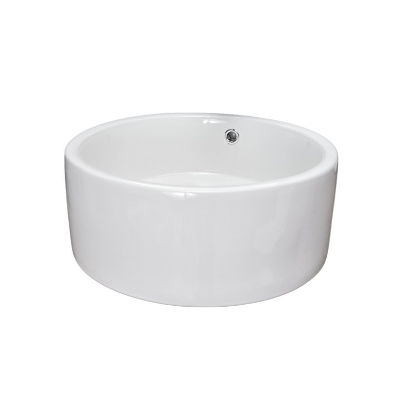 Накладная раковина GID Esfera N9130 42 глянцевая белая, круглая, фаянс