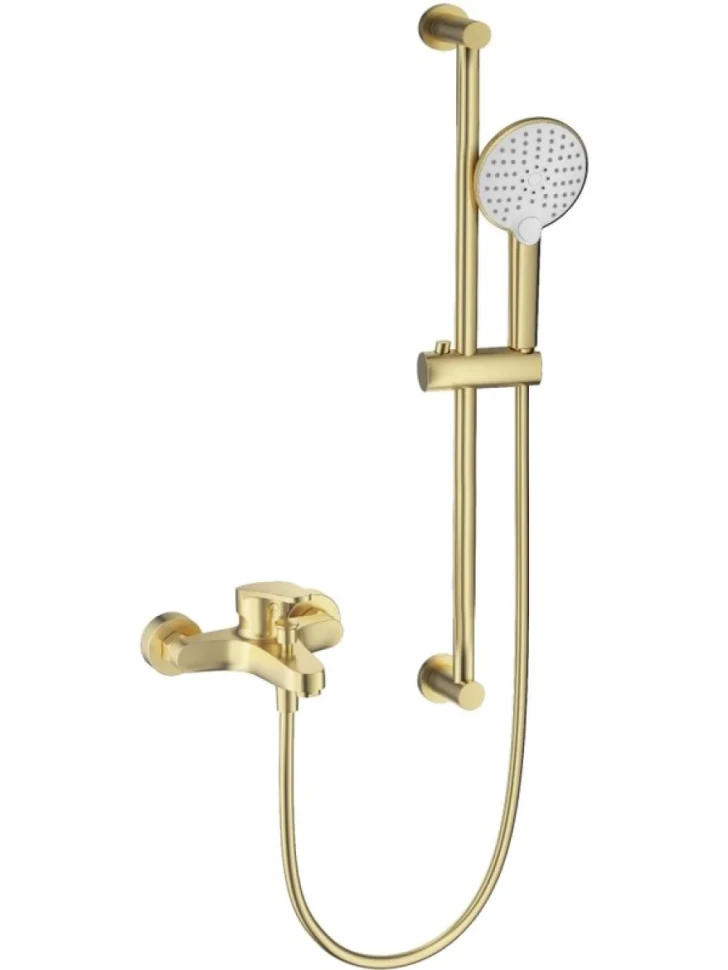 Смеситель для ванны с душем Wonzon & Woghand WW-C2501-BG брашированное золото