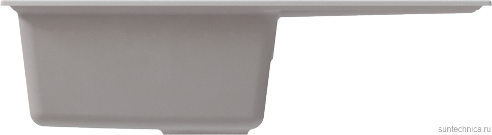 Комплект Мойка Mixline ML-GM31 ультра-белая + Измельчитель KUCHENSTERN Muhle