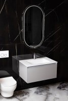 Зеркало Armadi Art 568 60 с подсветкой, диммером, с антизапотевателем, матовый графит