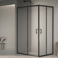 Душевой уголок RGW Passage PA-040B 1000x900x1950, профиль черный