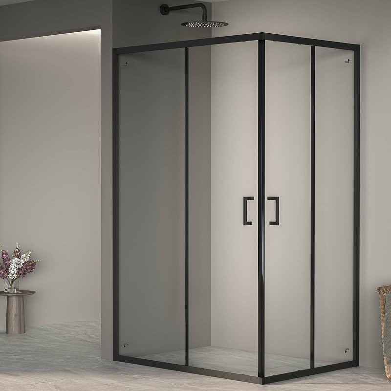 Душевой уголок RGW Passage PA-040B 1000x900x1950, профиль черный