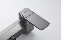 Душевая стойка Shevanik S9736T оружейная сталь
