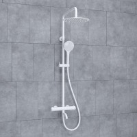 Душевая стойка Wasserkraft Mindel 8500 A188.257.155.WM Thermo с термостатом, белая