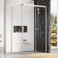 Душевой уголок Ravak Matrix MSDPS R 100х80 Transparent, профиль сатин