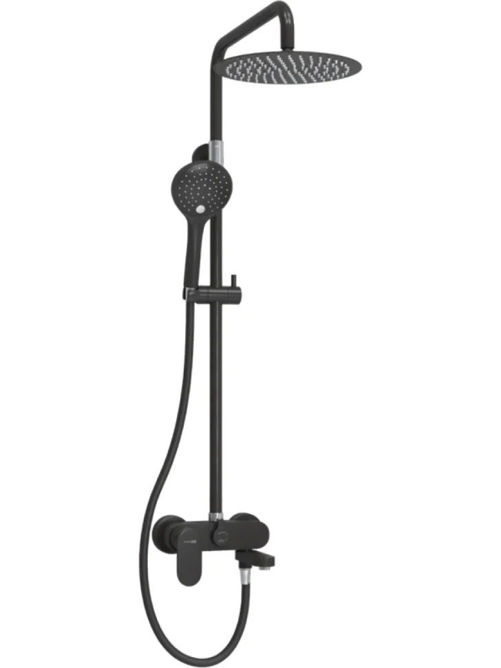 Душевая стойка Wasserkraft Elbe 7400 A174.258.078.CB черная