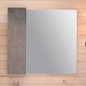 Зеркало Emmy Стоун 80 L, серый бетон