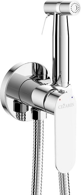 Гигиенический душ Cezares Stylus STYLUS-DIF-01 С ВНУТРЕННЕЙ ЧАСТЬЮ, хром