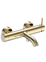 Смеситель для ванны, шлифованное золото, AQUAme AQM6212BG Siena