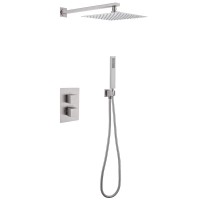 Душевой комплект Abber Daheim AF8251SP С ВНУТРЕННЕЙ ЧАСТЬЮ, сатин