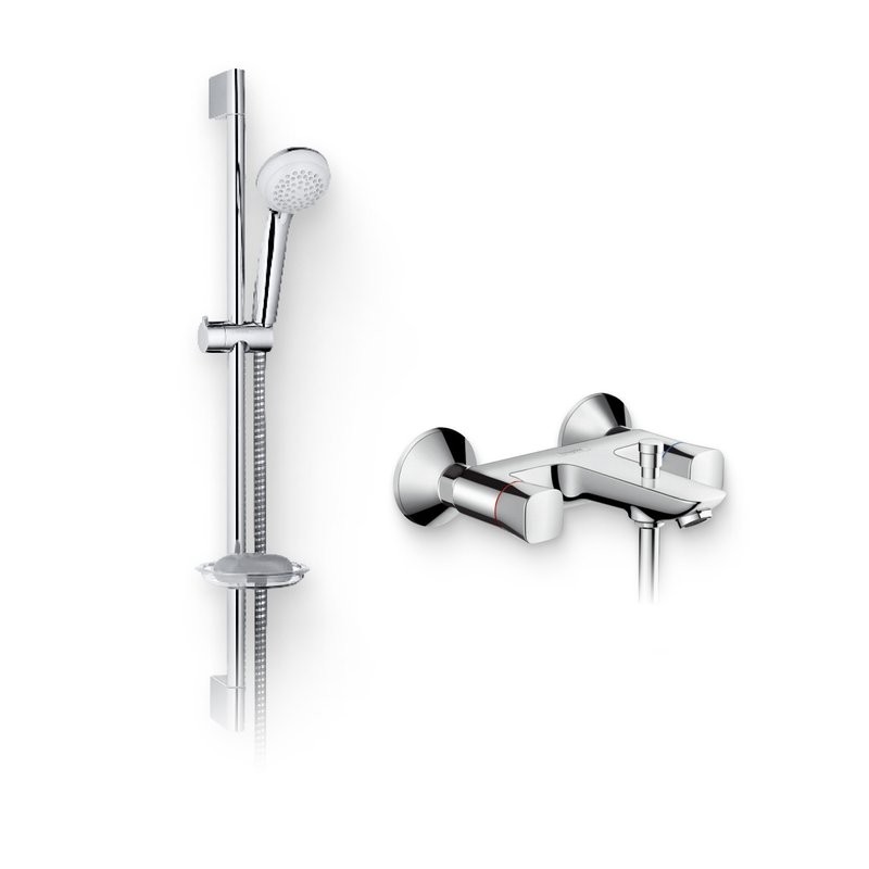 Душевой комплект Смеситель Hansgrohe Logis 71243000 + Гарнитур Crometta 85 Vario 27764000 Unica Crometta