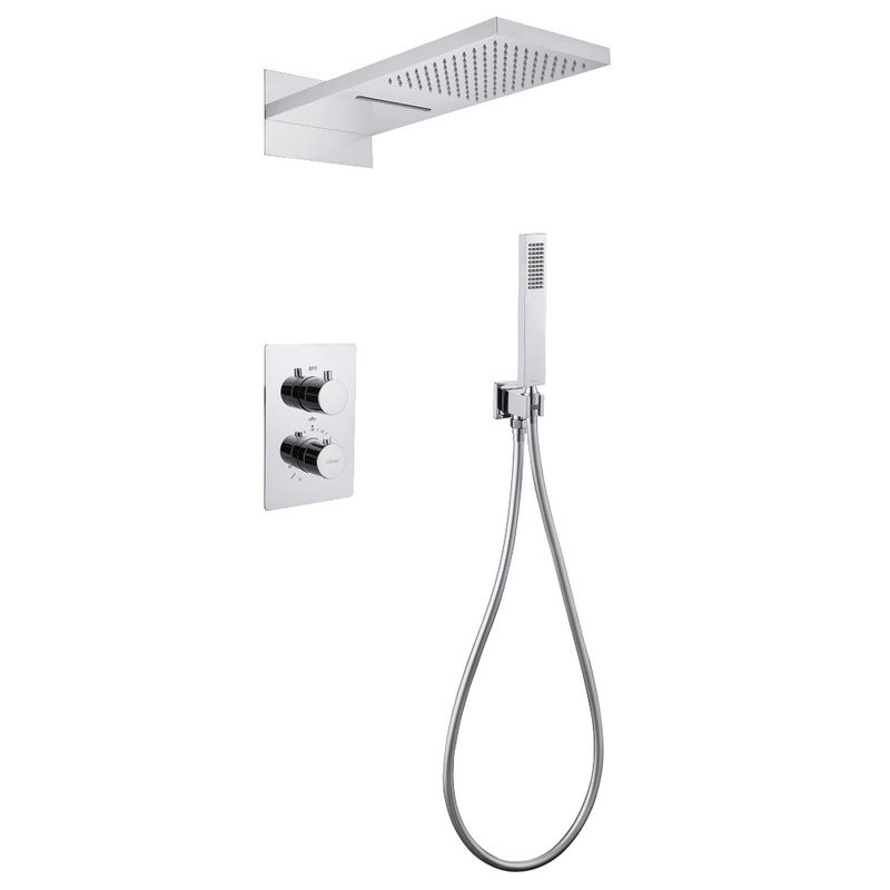 Душевой комплект Abber Weiss Insel AF8052 С ВНУТРЕННЕЙ ЧАСТЬЮ, хром