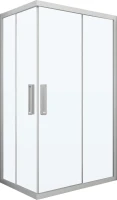 Душевой уголок Kubele DE019 RC-CLN-MT 115х90 см, профиль матовый хром