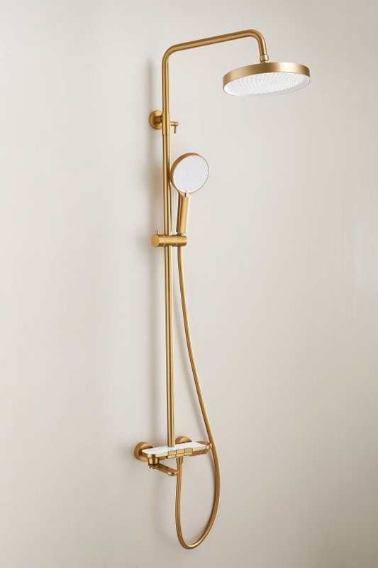 Душевая стойка BELZ B713 B25713-5 матовое золото