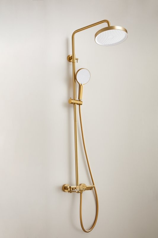 Душевая стойка BELZ B713 B25713-5 матовое золото