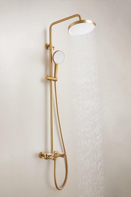 Душевая стойка BELZ B713 B25713-5 матовое золото