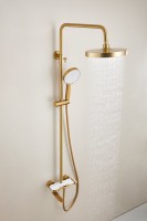 Душевая стойка BELZ B713 B25713-5 матовое золото