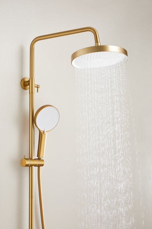 Душевая стойка BELZ B713 B25713-5 матовое золото