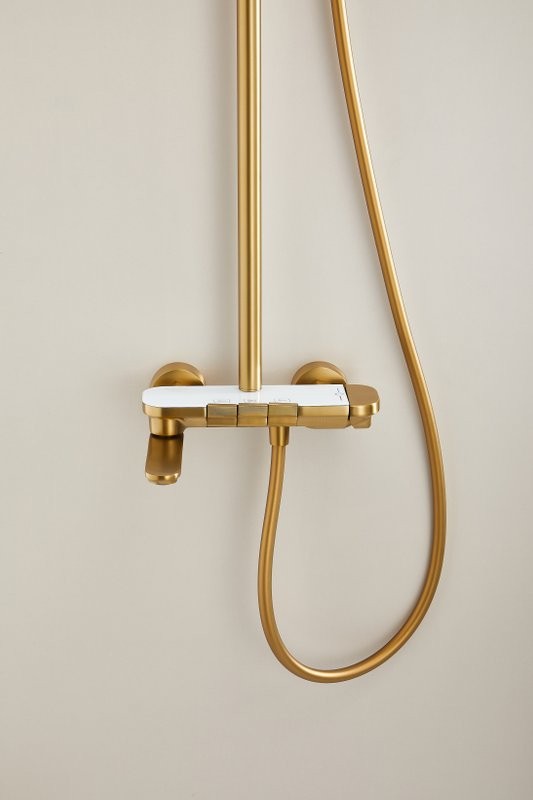 Душевая стойка BELZ B713 B25713-5 матовое золото