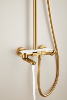 Душевая стойка BELZ B713 B25713-5 матовое золото