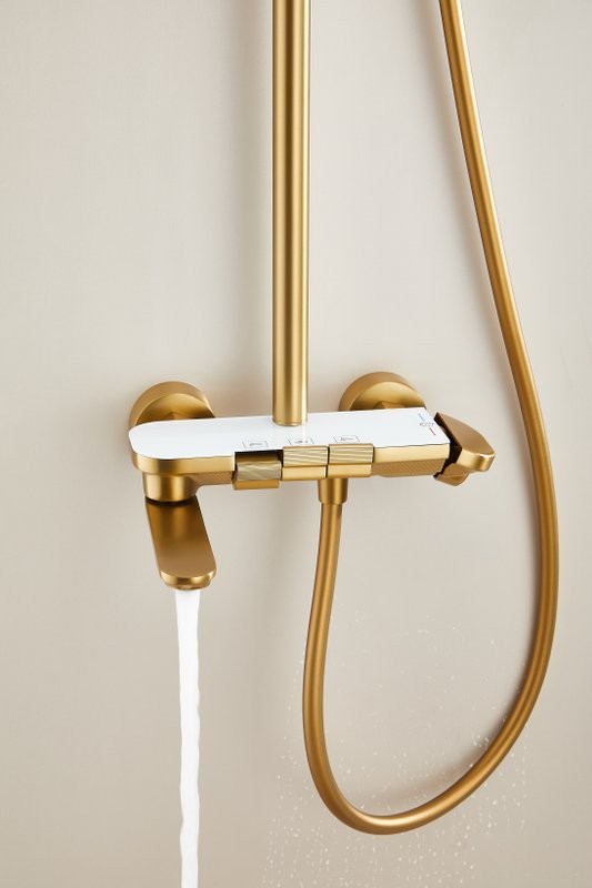 Душевая стойка BELZ B713 B25713-5 матовое золото