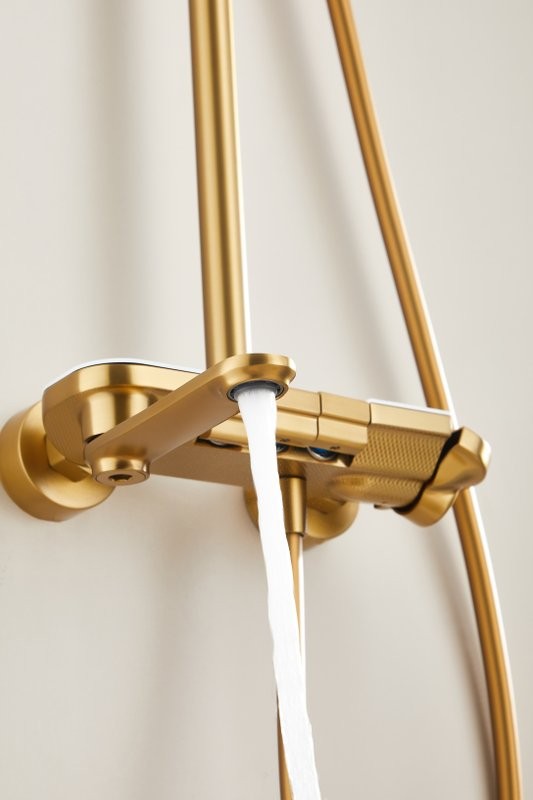 Душевая стойка BELZ B713 B25713-5 матовое золото