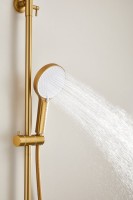 Душевая стойка BELZ B713 B25713-5 матовое золото