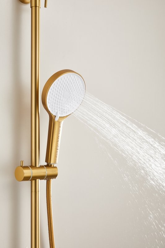 Душевая стойка BELZ B713 B25713-5 матовое золото