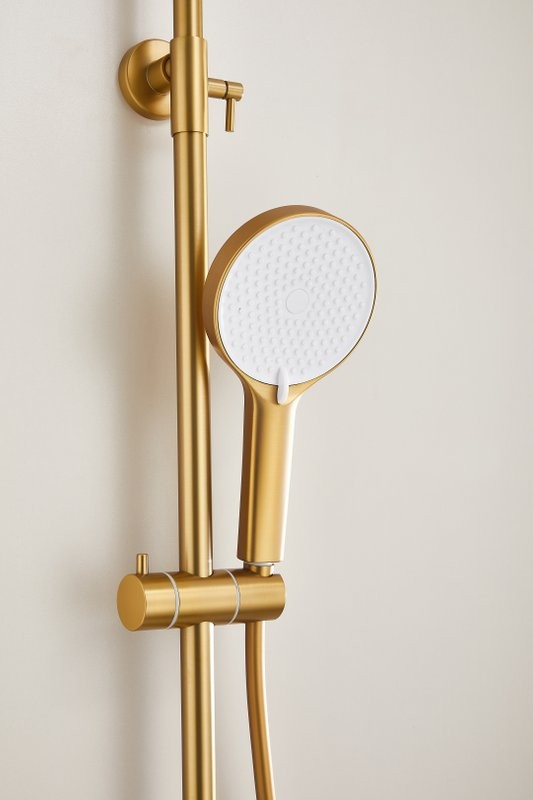 Душевая стойка BELZ B713 B25713-5 матовое золото