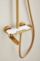 Душевая стойка BELZ B713 B25713-5 матовое золото