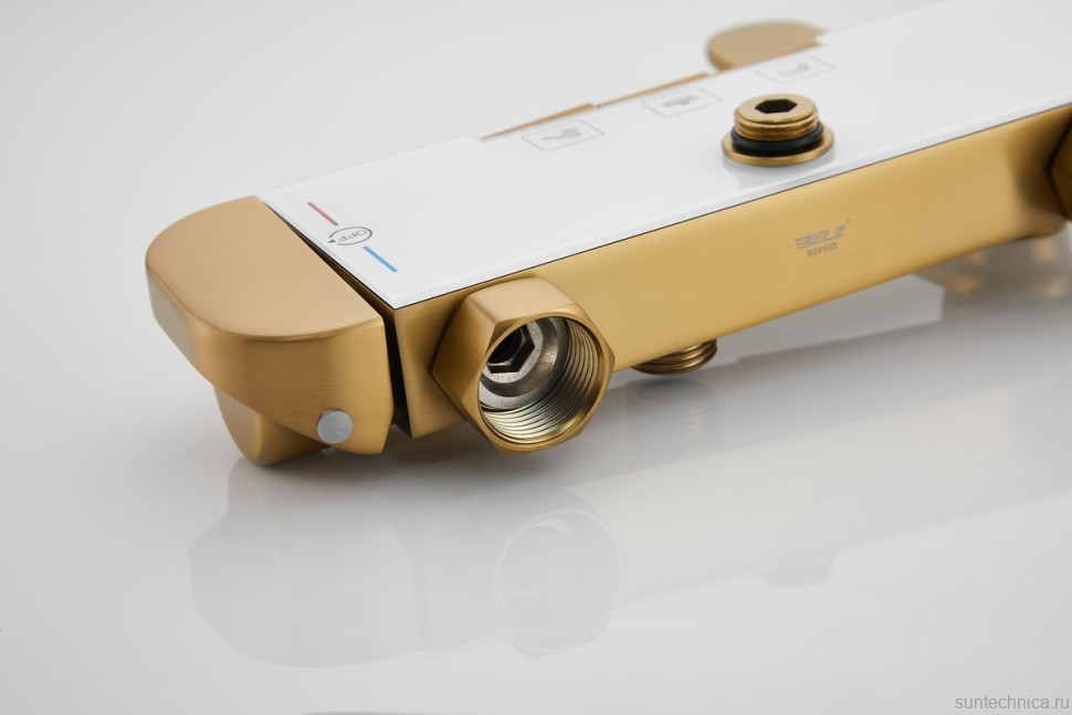 Душевая стойка BELZ B713 B25713-5 матовое золото