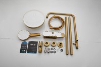 Душевая стойка BELZ B713 B25713-5 матовое золото