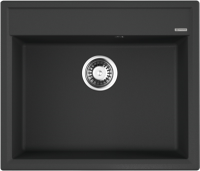 Комплект Мойка Omoikiri Daisen 60-BL черная + Смеситель Hansgrohe Metris M71 14834000 хром