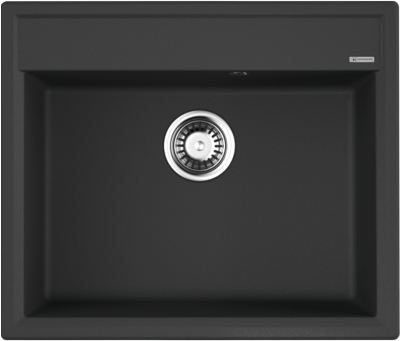 Комплект Мойка Omoikiri Daisen 60-BL черная + Смеситель Hansgrohe Metris M71 14834000 хром