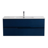 Тумба с раковиной Cezares Duet 120 sapfiro, раковина Cezares CZR-8095-120