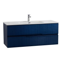Тумба с раковиной Cezares Duet 120 sapfiro, раковина Cezares CZR-8095-120