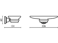 Мыльница Bagno & Associati Canova CA13292 Мыльница Bagno & Associati Canova CA13292