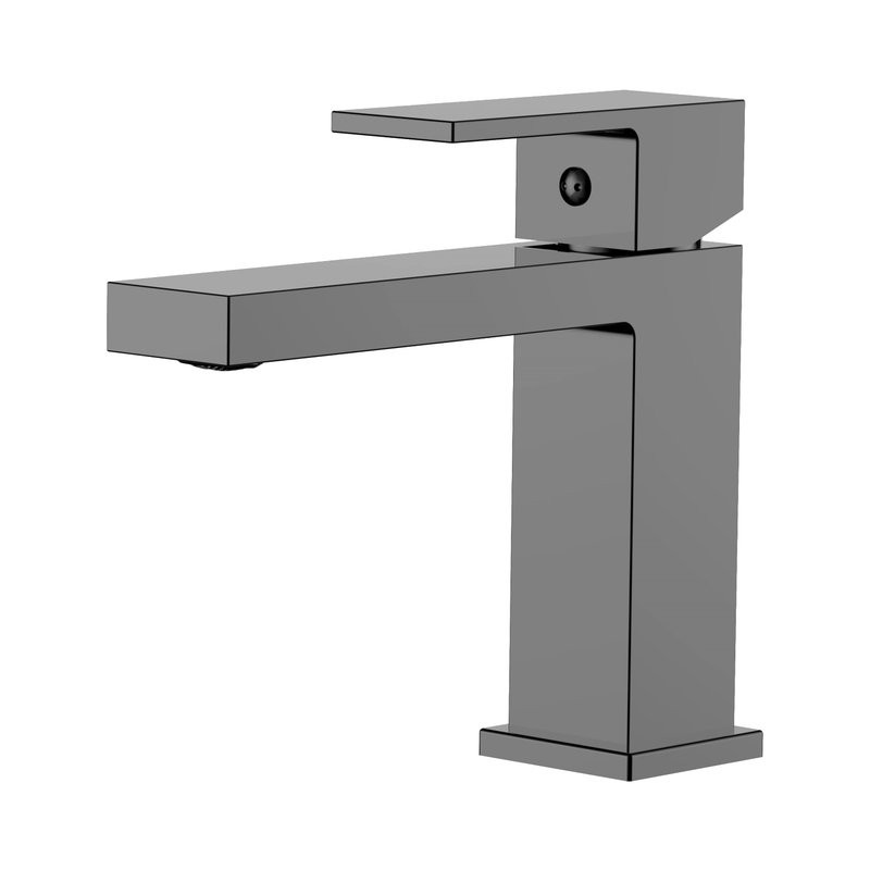 Смеситель для раковины BELZ B672 B10672-3 оружейная сталь