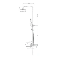 Душевая стойка Splenka S30 S30.24.06 черный