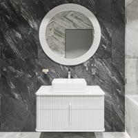 Накладная раковина STWORKI Берген S21414WH 48 глянцевая белая, прямоугольная