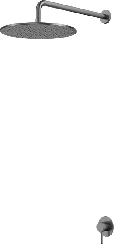 Душевой комплект WHITECROSS Y YSET01GM С ВНУТРЕННЕЙ ЧАСТЬЮ, оружейная сталь