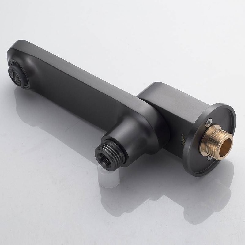 Душевая система встраиваемая Shevanik S4335T, оружейная сталь