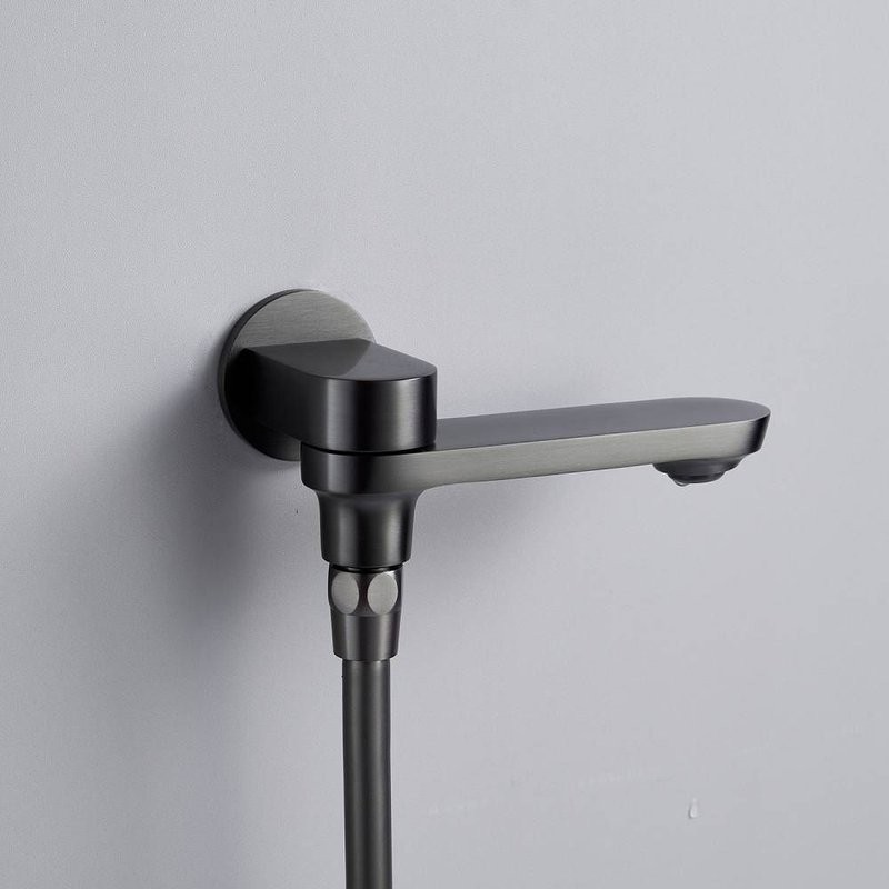 Душевая система встраиваемая Shevanik S4335T, оружейная сталь