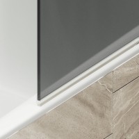Шторка на ванну Maybahglass MGV-786-2 70x140, профиль бронза, стекло матовый графит