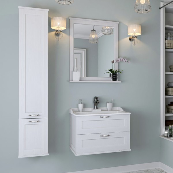 Мебель для ванной комнаты AQUATON Леон 65 дуб белый