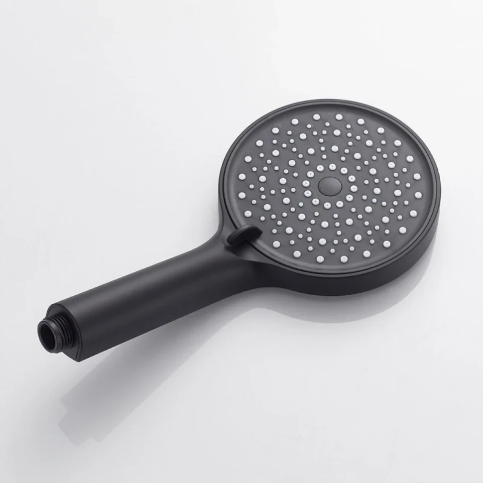 Смеситель для ванны с длинным изливом и лейкой (кран для ванны) Shevanik S4322H, черный