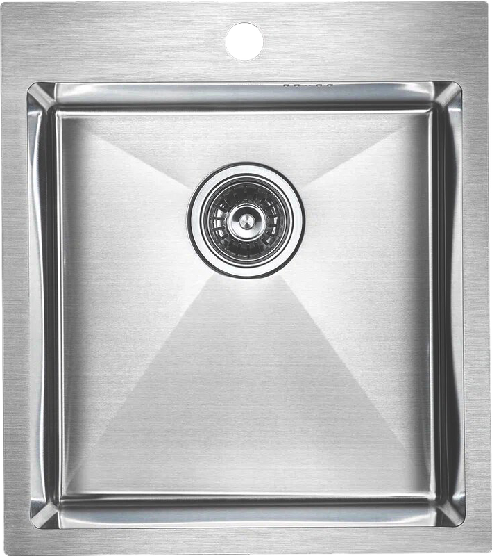 Комплект Мойка Paulmark Kroner PM214551-BS брашированная нержавеющая сталь + Смеситель Essen 213011-СR хром + Измельчитель Intenso